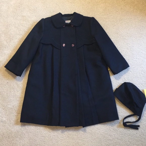 ✨HP✨ NWT Pili Carrera wool coat and bonnet - Picture 1 of 8